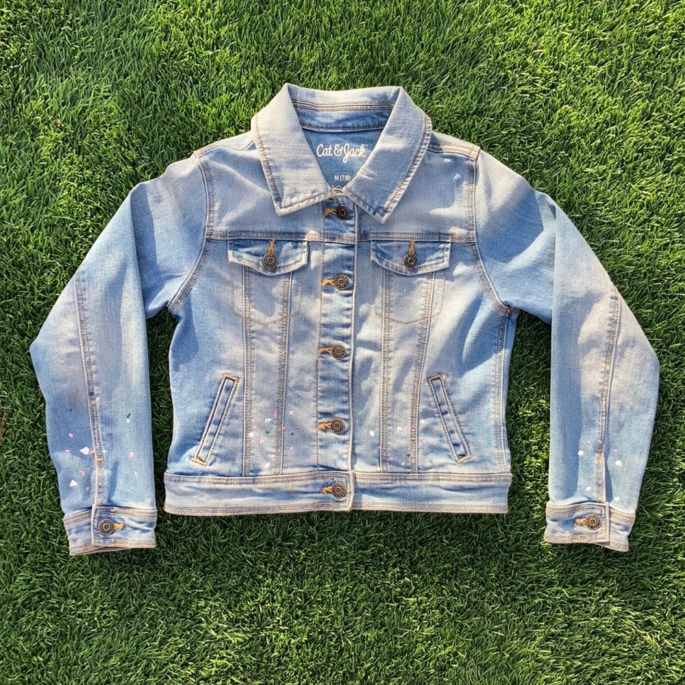 Cat & Jack Girl’s Jean Jacket // Size M 7-8